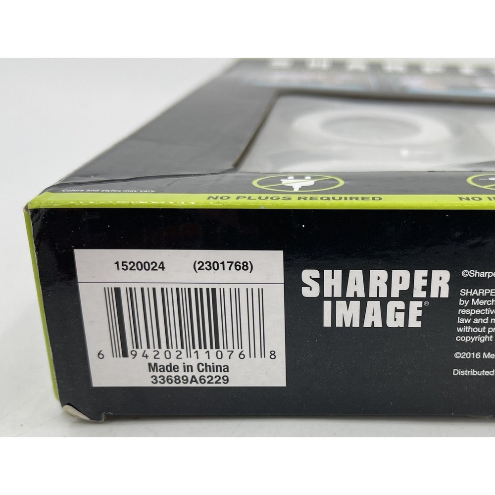 Sharper Image Wireless Remote LED 4 Light Puck Light Set New in Package NIP - Picture 8 of 9